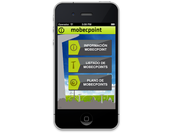 Portada App Puntos de Recarga para Motos Electricas "Mobepoint"