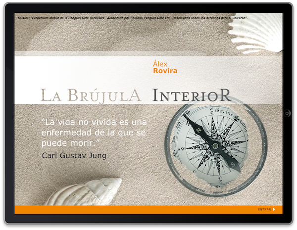 Portada de la App "La Brújula Interior" de Álex Rovira